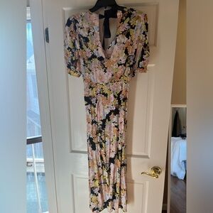 Topshop Vintage Floral Maxi Dress